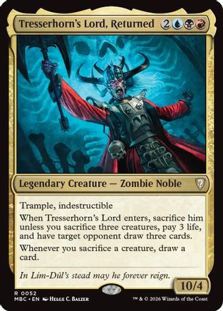 Image of Tresserhorn's Lord, Returned (-052) - Mystery Booster Commander Edition Foil