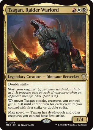 Image of Tsagan, Raider Warlord (-053) - Mystery Booster Commander Edition