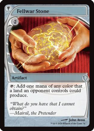 Image of Fellwar Stone (Future Sight) (-074) - Mystery Booster Commander Edition