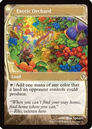 Image of Exotic Orchard (Future Sight) (-079) - Mystery Booster Commander Edition Foil