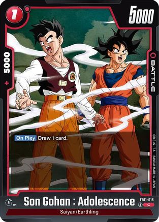 Image of Son Gohan : Adolescence - FB11-015 (FB11-015) - Brightness of Hope