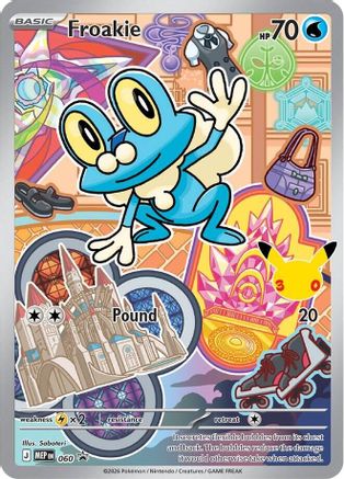 Image of Froakie 060  - Holofoil First Partner Collection 2026 - Promo