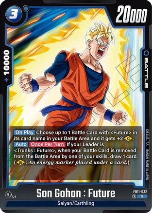 Image of Son Gohan : Future - FB11-032 (FB11-032) - Brightness of Hope Holofoil