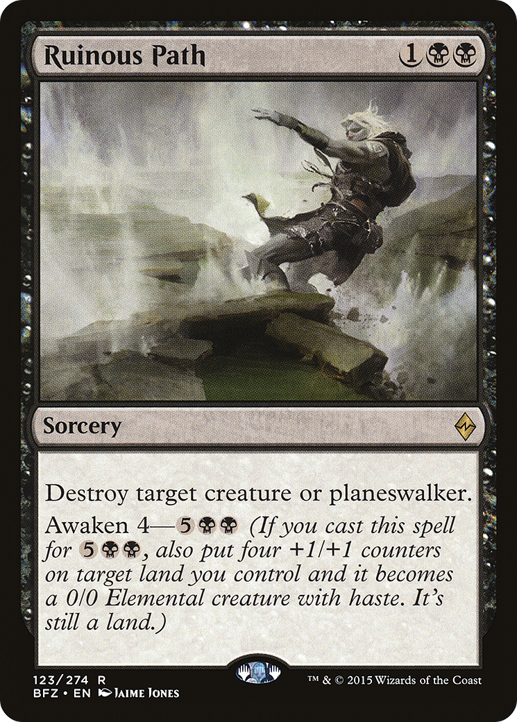 Image of Ruinous Path (BFZ-123) - Battle for Zendikar