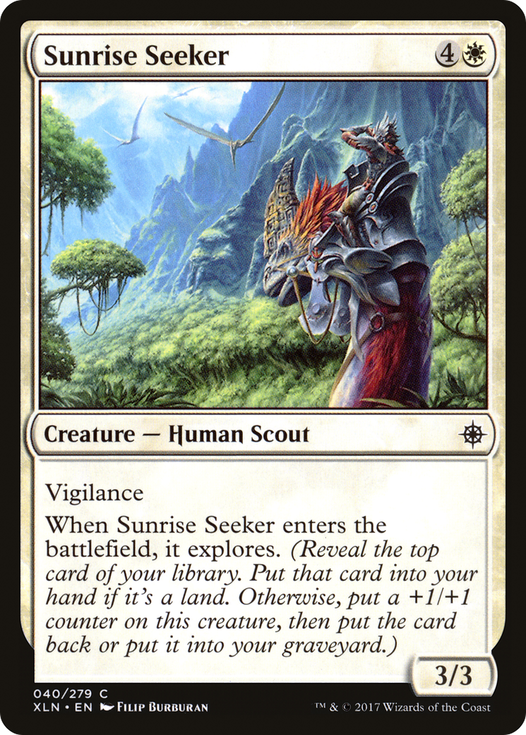 Image of Sunrise Seeker (XLN-040) - Ixalan Foil