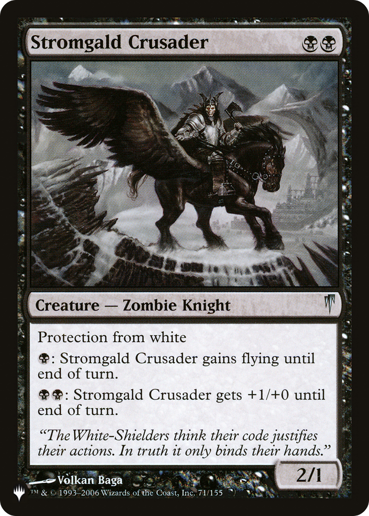 Image of Stromgald Crusader (LIST-CSP-71) - The List