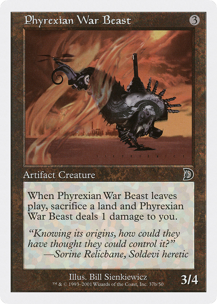 Image of Phyrexian War Beast (37b) (DKM-37B) - Deckmasters