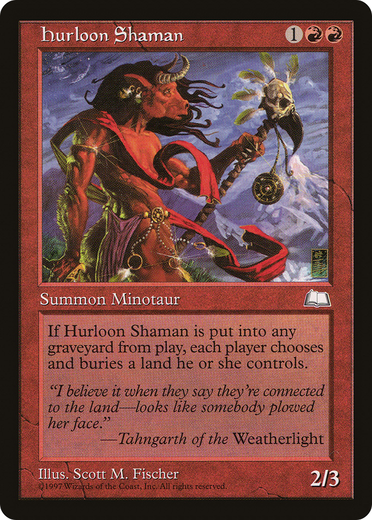 Image of Hurloon Shaman (WTH-) - Weatherlight