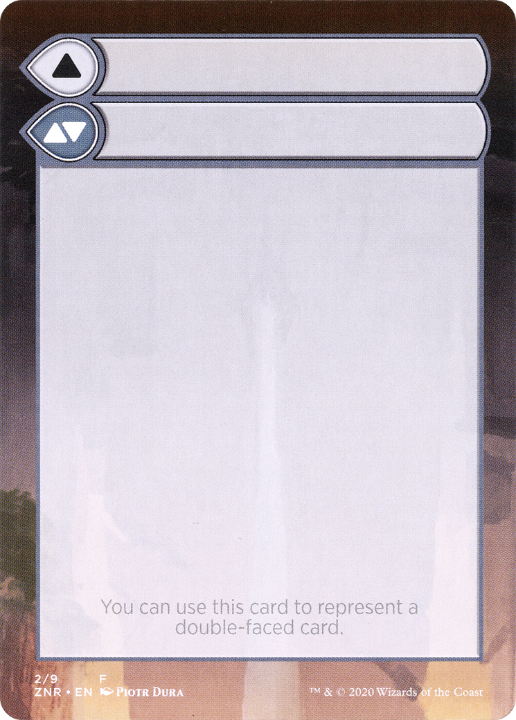 Image of Double-Faced Substitute Card (SZNR-002) - Zendikar Rising Substitute Cards (Borderless)