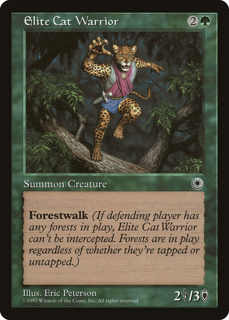 Image of Elite Cat Warrior (POR-) - Portal