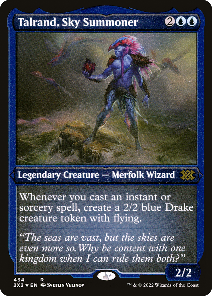 Image of Talrand, Sky Summoner (2X2-434) - Double Masters 2022 Foil