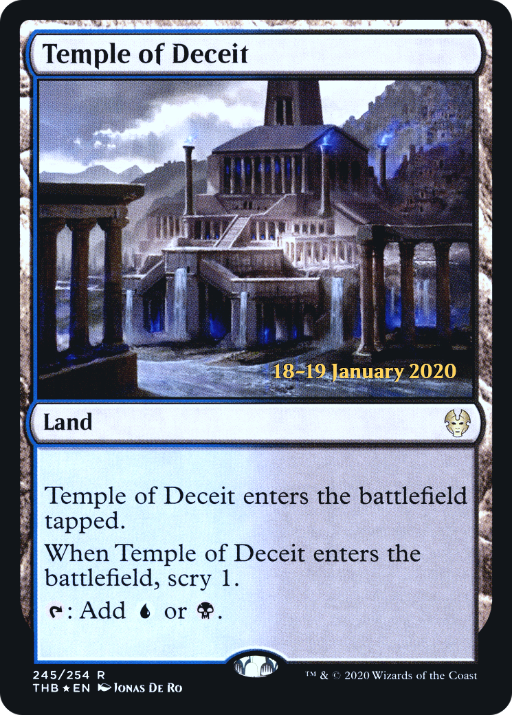 Image of Temple of Deceit (PRE-245) - Theros Beyond Death Promos Foil