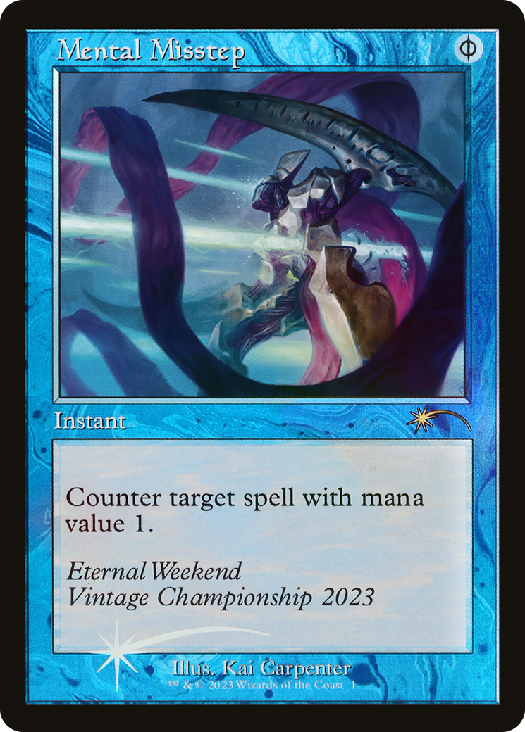 Image of Mental Misstep (Retro Frame) (UMP-001) - Eternal Weekend Foil