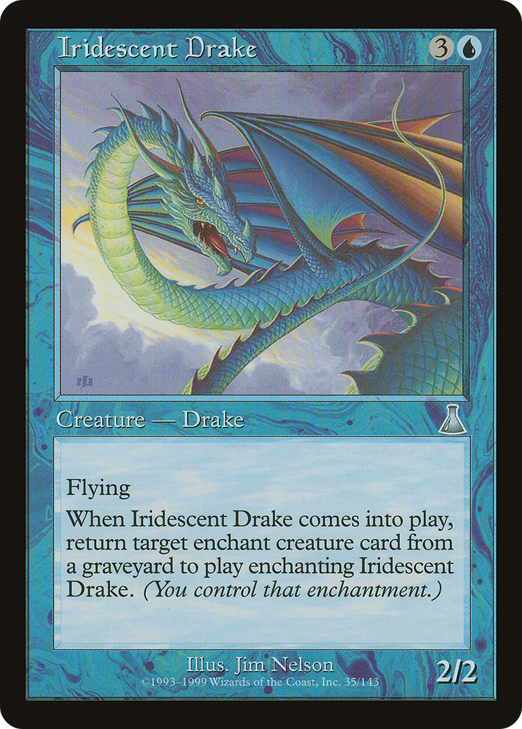 Image of Iridescent Drake (UDS-035) - Urza's Destiny