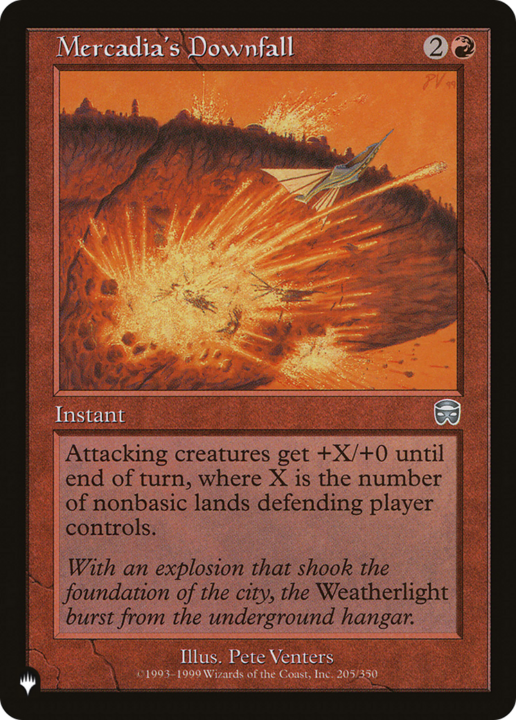 Image of Mercadia's Downfall (LIST-MMQ-205) - The List