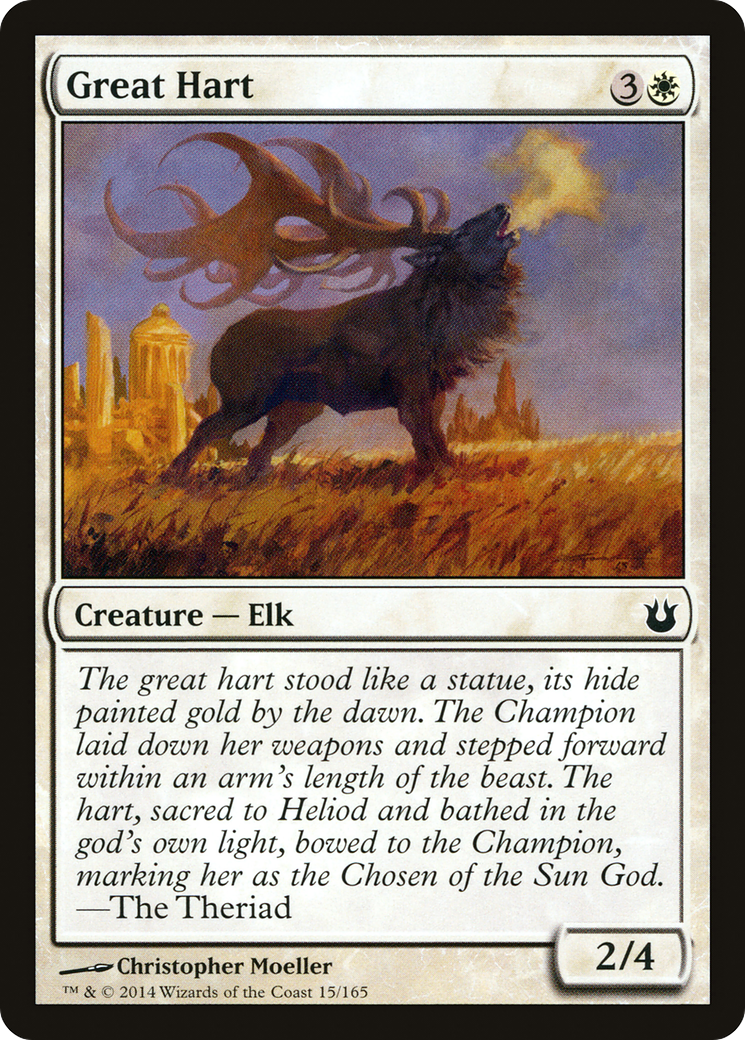 Image of Great Hart (BNG-015) - Born of the Gods Foil