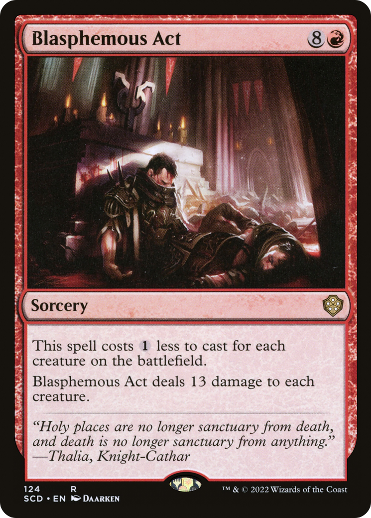 Image of Blasphemous Act (SCD-124) - Starter Commander Decks
