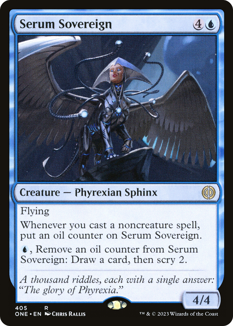 Image of Serum Sovereign (ONE-405) - Phyrexia: All Will Be One Foil