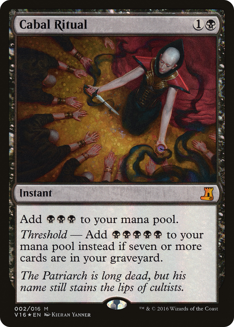 Image of Cabal Ritual (V16-002) - From the Vault: Lore Foil