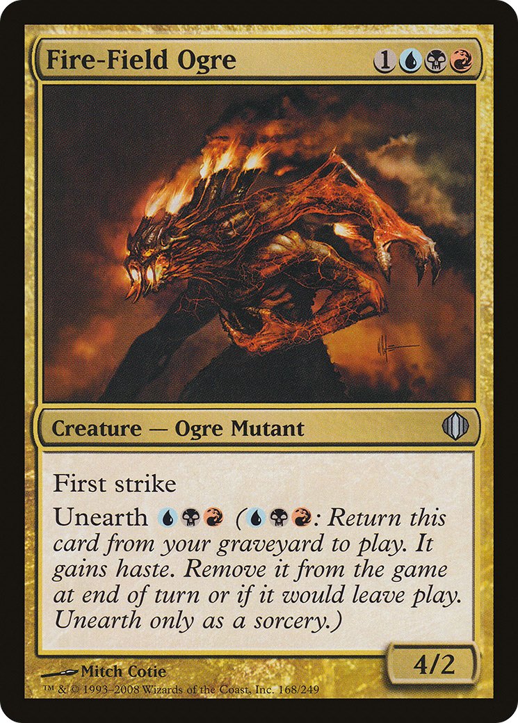 Image of Fire-Field Ogre (ALA-168) - Shards of Alara Foil