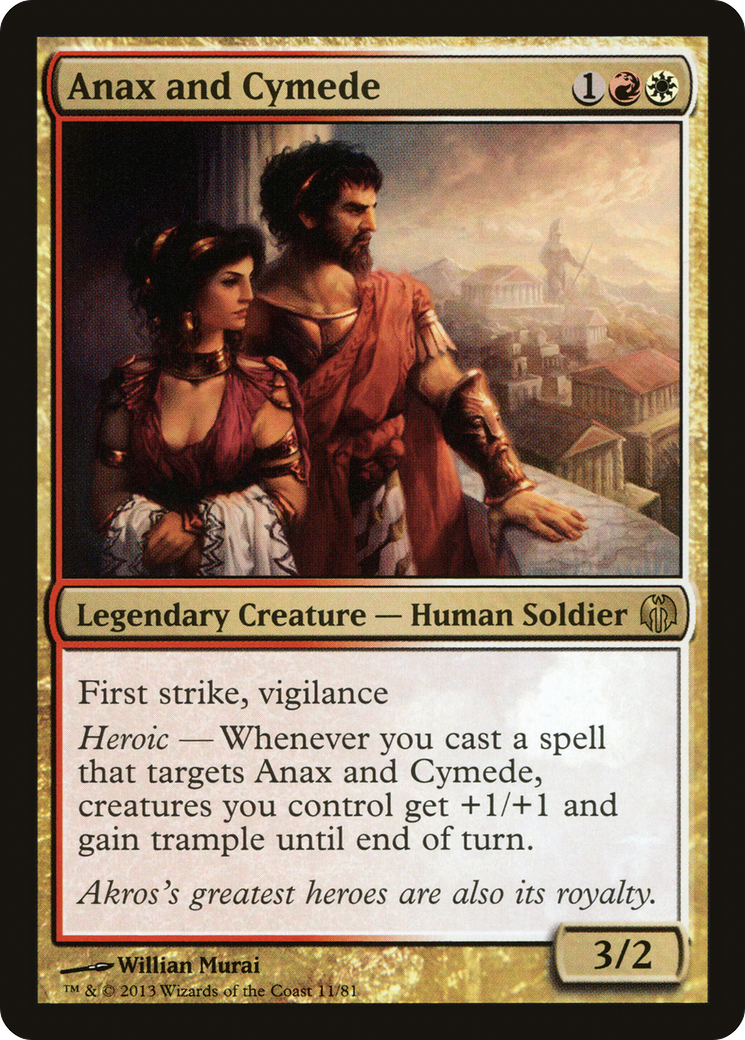 Image of Anax and Cymede (DDL-011) - Duel Decks: Heroes vs. Monsters
