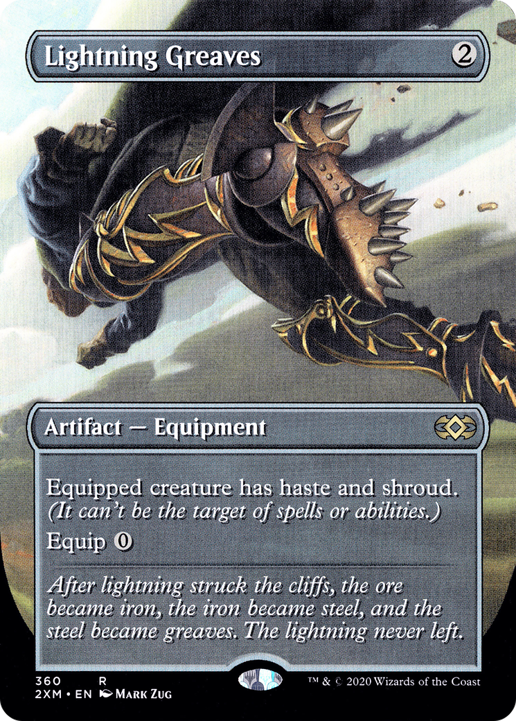 Image of Lightning Greaves (Borderless) (2XM-360) - Double Masters (Borderless)