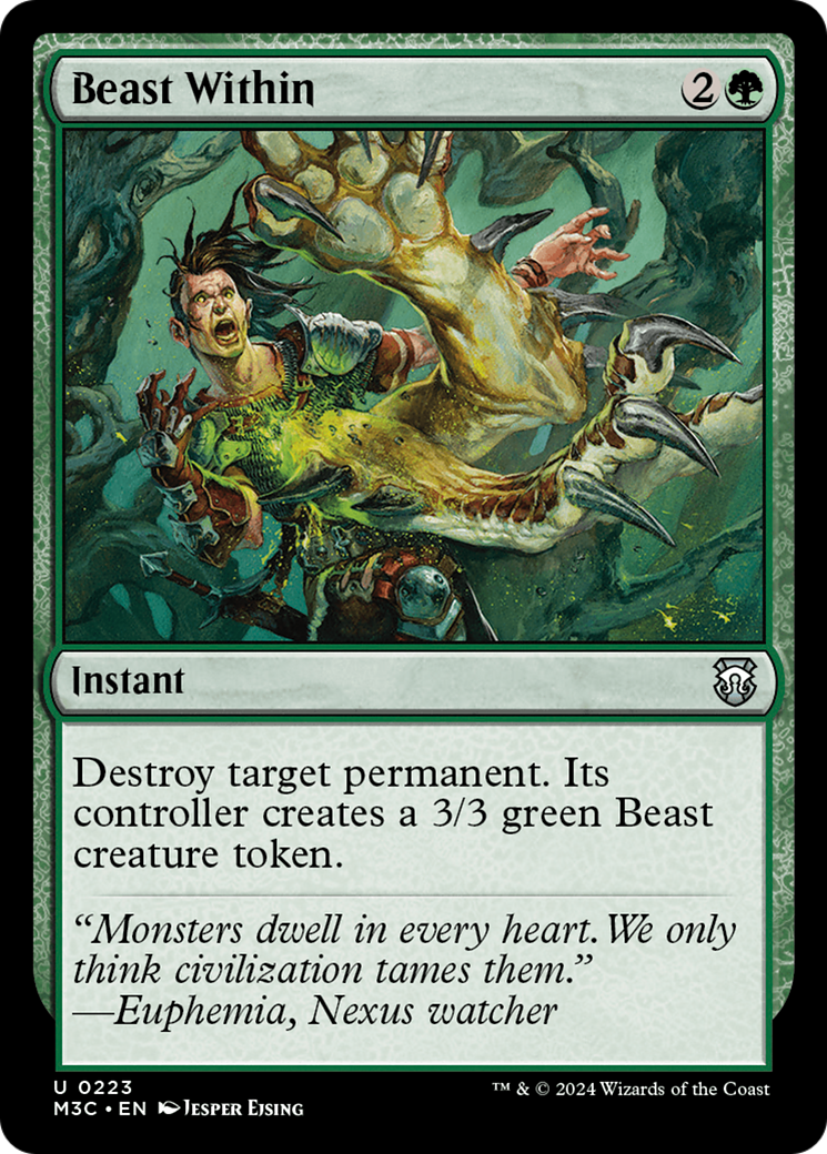 Image of Beast Within (M3C-223) - Modern Horizons 3 Commander