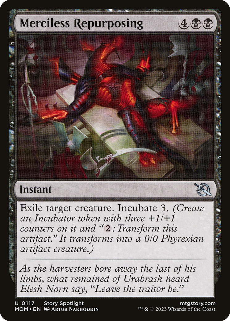 Image of Merciless Repurposing (MOM-117) - March of the Machine Foil