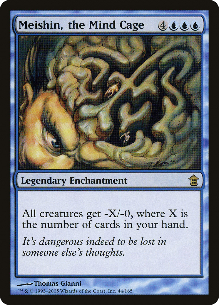 Image of Meishin, the Mind Cage (SOK-044) - Saviors of Kamigawa Foil