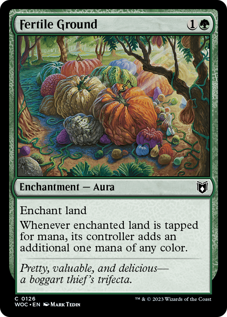 Image of Fertile Ground (WOC-126) - Wilds of Eldraine Commander
