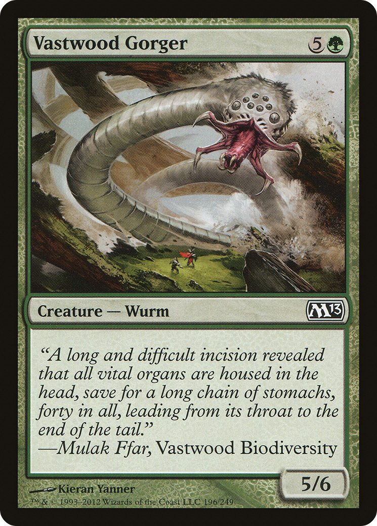 Image of Vastwood Gorger (M13-196) - Magic 2013 Foil