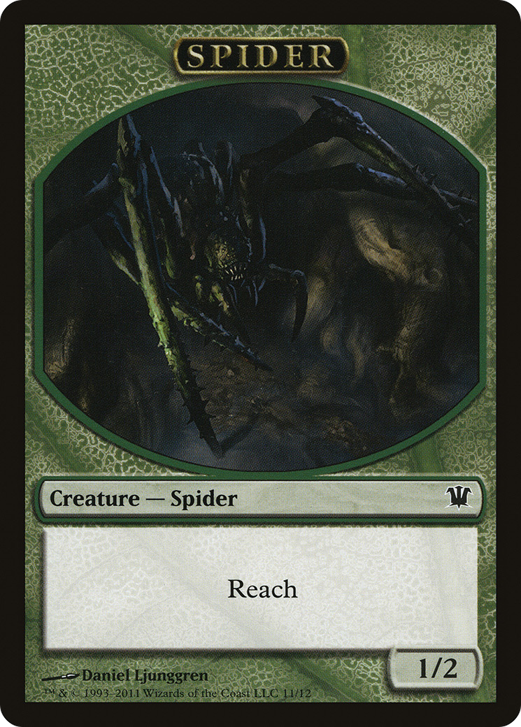 Image of Spider Token (ISD-011) - Innistrad Tokens