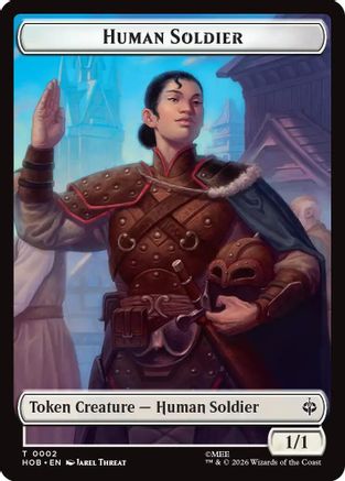 Image of Human Soldier // Dwarf Double-Sided Token (HOB-2 // 6) - The Hobbit Foil