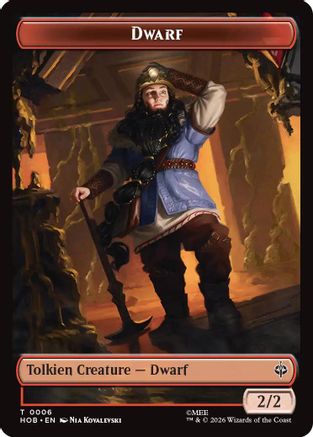 Image of Dwarf // Enduring Story Double-Sided Token (HOB-6 // 14) - The Hobbit