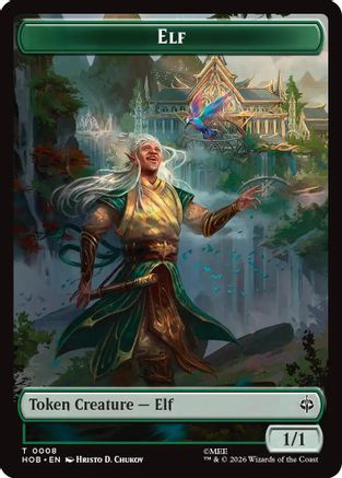 Image of Elf // Treasure (0013) Double-Sided Token (HOB-8 // 13) - The Hobbit