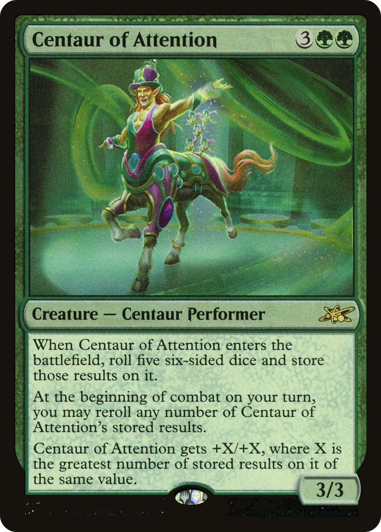 Image of Centaur of Attention (Galaxy Foil) (UNF-418) - Unfinity Foil