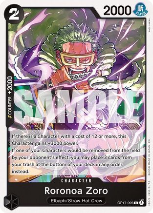 Image of Roronoa Zoro (095) (OP17-095) - The World's Strongest Warriors