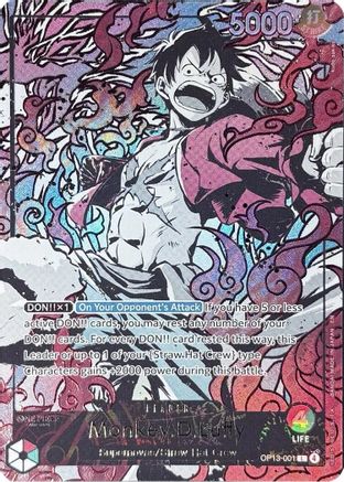 Image of Monkey.D.Luffy (English Version 3rd Anniversary Set) (OP13-001) - One Piece Promotion Cards Foil