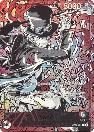 Image of Sabo (English Version 3rd Anniversary Set) (OP13-004) - One Piece Promotion Cards Foil