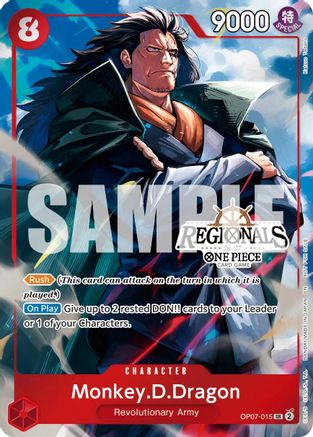Image of Monkey.D.Dragon (Regional Participation Pack 2026 Vol.2) (OP07-015) - One Piece Promotion Cards Foil