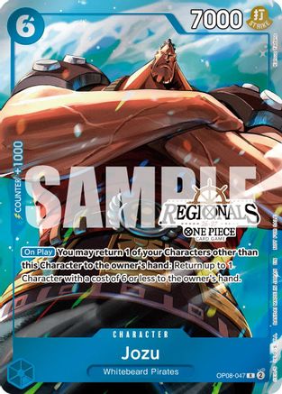 Image of Jozu (Regional Participation Pack 2026 Vol.2) (OP08-047) - One Piece Promotion Cards Foil