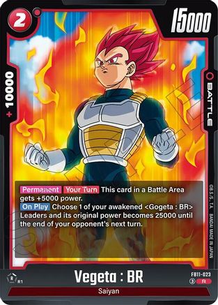 Image of Vegeta : BR (FB11-023) - Brightness of Hope Holofoil