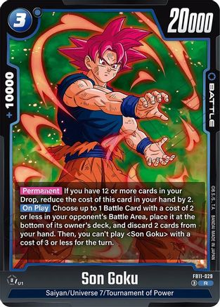 Image of Son Goku - FB11-029 (FB11-029) - Brightness of Hope Holofoil