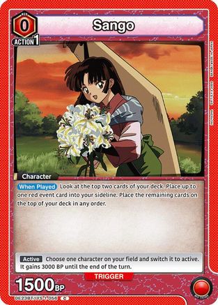 Image of Sango (056) (Box Topper Foil) (UE23BT/IYS-1-056) - UE23BT Inuyasha Foil