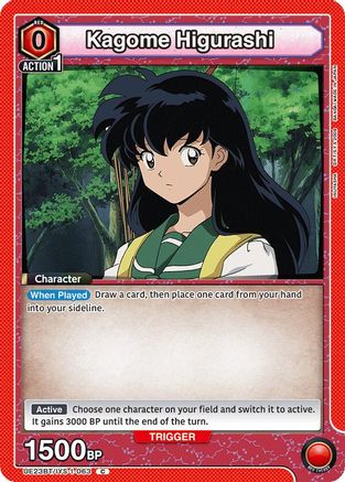 Image of Kagome Higurashi (063) (Box Topper Foil) (UE23BT/IYS-1-063) - UE23BT Inuyasha Foil