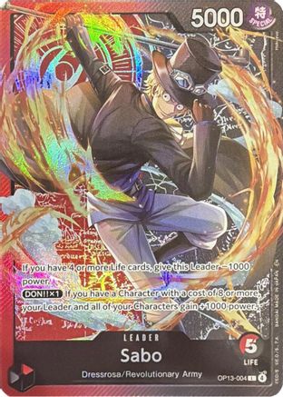 Image of Sabo (Sound Loader Ace and Sabo Edition 2026) (OP13-004) - One Piece Promotion Cards Foil