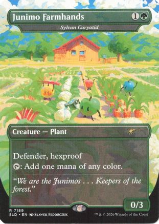 Image of Junimo Farmhands - Sylvan Caryatid (SLD-7189) - Secret Lair Drop Series