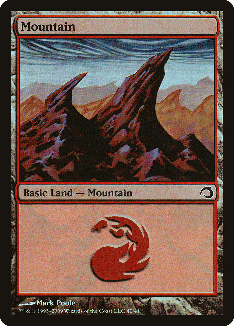 Image of Mountain (40) (PDS-040) - Premium Deck Series: Slivers Foil