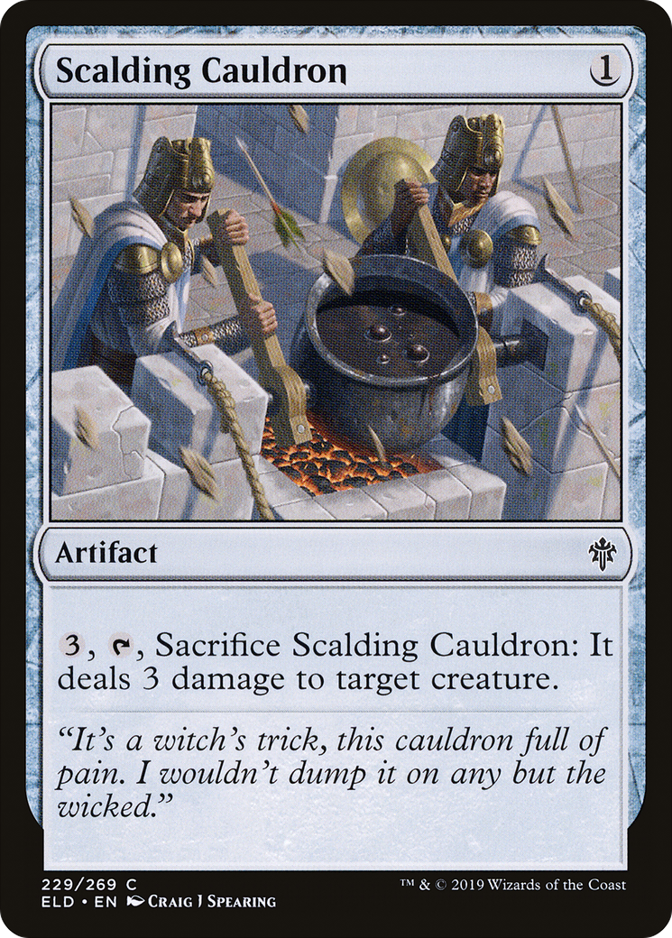Image of Scalding Cauldron (ELD-229) - Throne of Eldraine