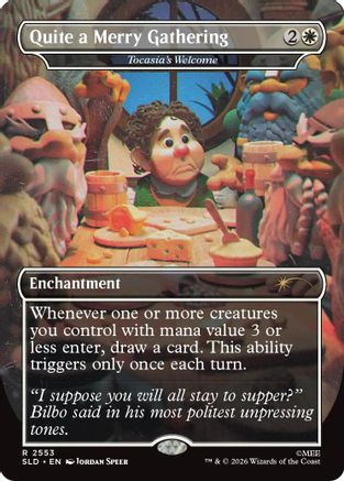 Image of Quite a Merry Gathering - Tocasia's Welcome (SLD-2553) - Secret Lair Drop Series Foil